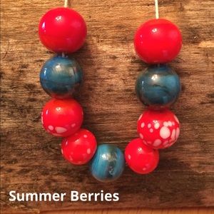 Hand made glass beads