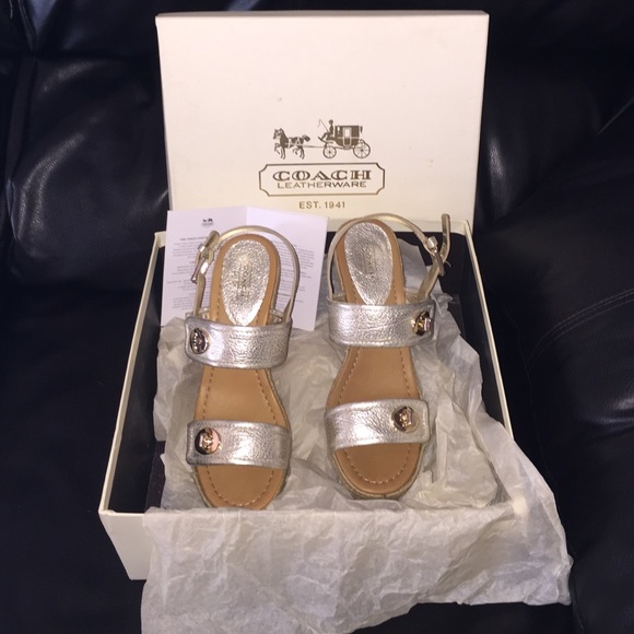 Coach Mariam Cuba Metallic Platinum