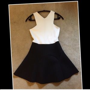 CLOSET CLEARANCE NWOT black & white cocktail dress