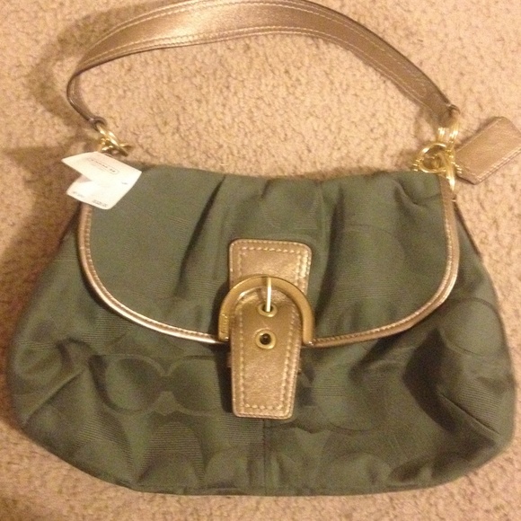 Coach flap bag