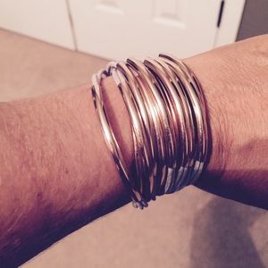 Grey/rose gold bracelet