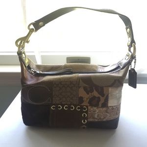 Authentic Brown and Tan Coach Purse
