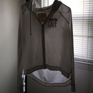 Cute white lace jacket!