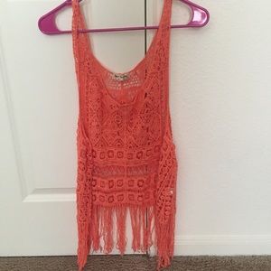 Salmon Fringe Tank