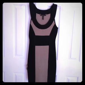 BCBG color block stretch dress
