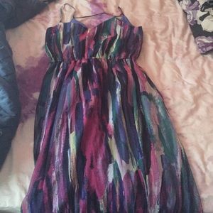 Multicolored maxi dress