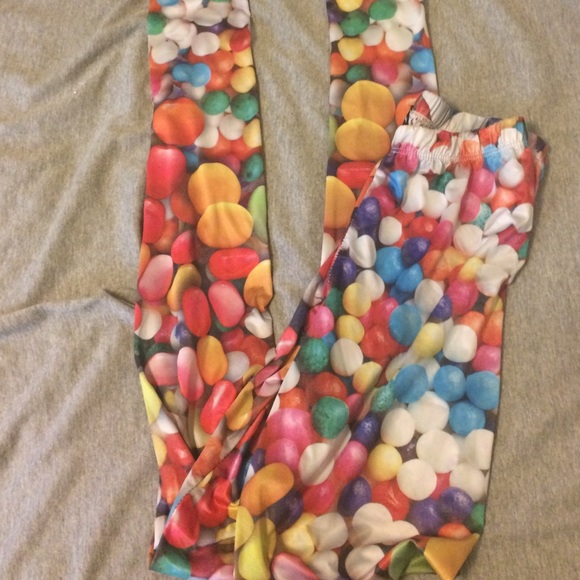 Candy print leggings