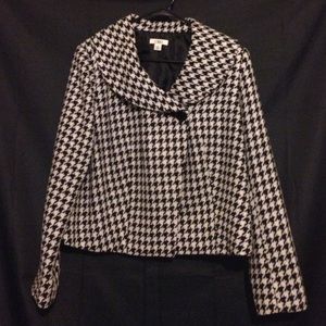 NWOT Houndstooth Blazer