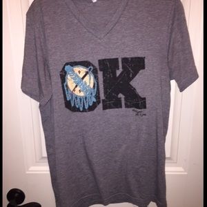 Oklahoma Graphic Tee-Grey