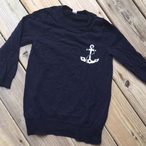 J crew 3/4 sleeve sweater.