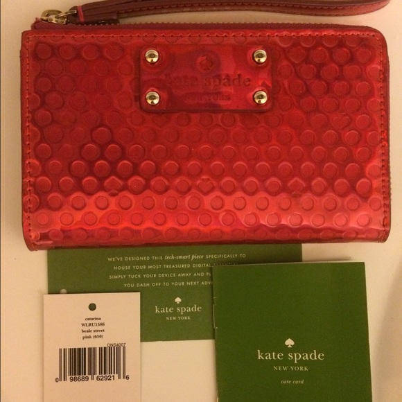 Kate Spade clutch wallet in pink. Price reduction!