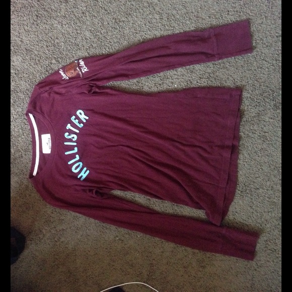 Maroon Long Sleeve Shirt