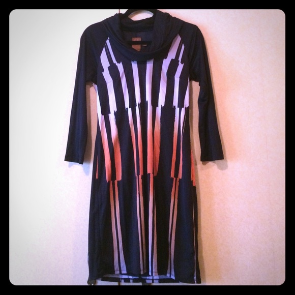 Ali Ro Turtleneck Ombré Dress size 8