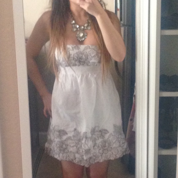 Cute white floral dress