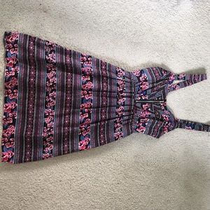 Rose/Tribal Patterned Dress