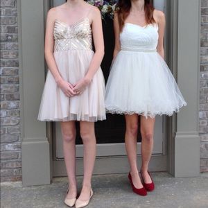 White homecoming dress