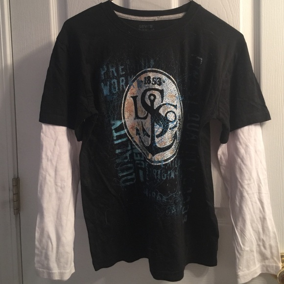 Boy's Levi Long Sleeve Tee. - Picture 1 of 2