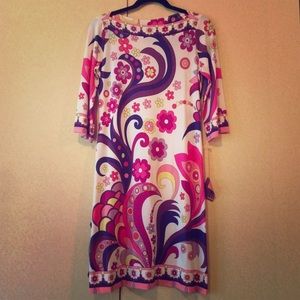 NWT Ali Ro Psychedelic Mini Dress size 8
