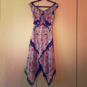 Anna Sui Handkerchief Boho Dress size 6
