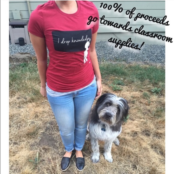 Original design T-shirt size Small for teachers