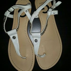 White Sandals