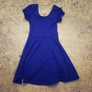 Royal blue skater dress