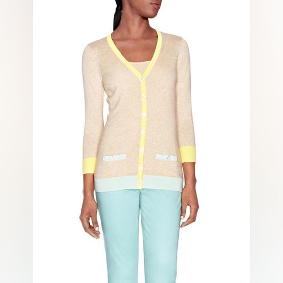 The Limited color blocked cardigan