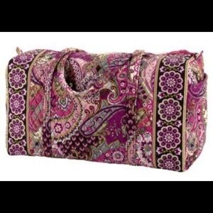 Vera Bradley X-Large Duffel Bag Very Berry Paisley