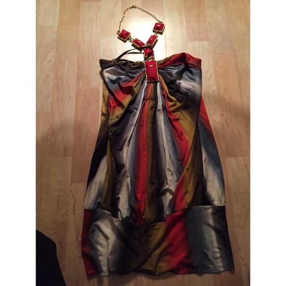 Sky mini dress