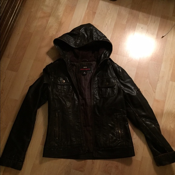 Vegan leather jacket