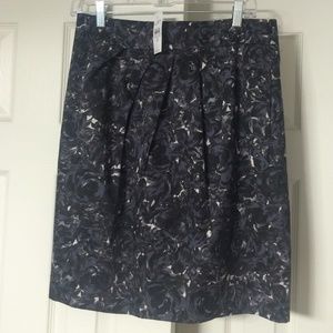 LOFT Floral print pencil skirt