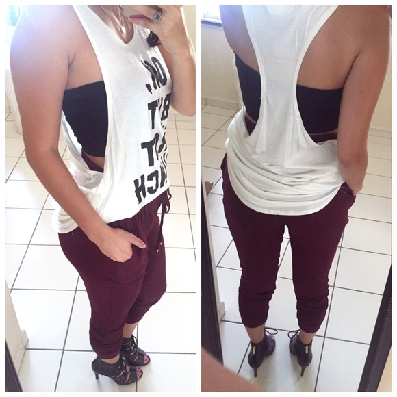 ❌SOLD OUT❌ "Ok, but first brunch" Muscle Tank - Picture 3 of 3