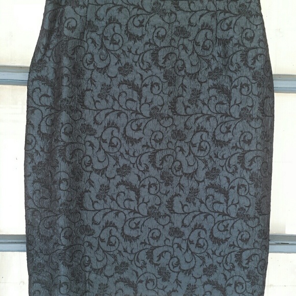 Beautiful black skirt with black detailing