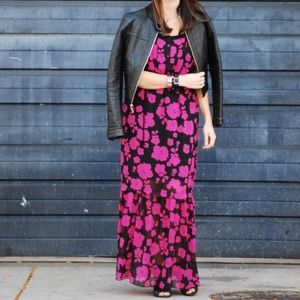 Kensie Dresses - Kensie hot pink floral maxi dress. Kensie Dresses - Kensie hot pink floral maxi dress.