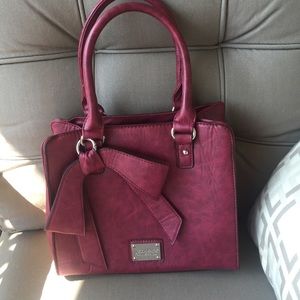 Jenna Kator raspberry handbag.