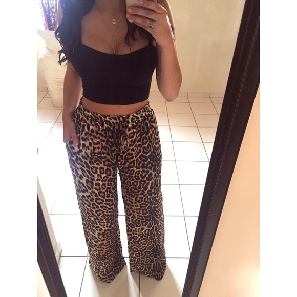 Pants - ❌BUNDLED❌ Leopard Palazzo Pants