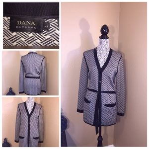 Classy Dana Buchman basketweave cardigan