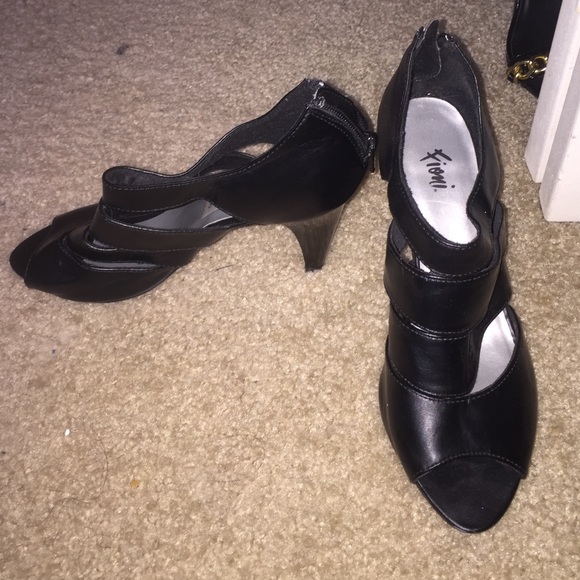 Black high heels