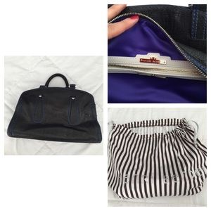 Henri Bendel black leather purse