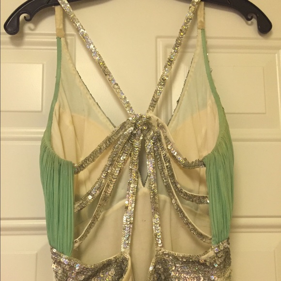 Sequin Formal Evening Gown - Picture 3 of 4