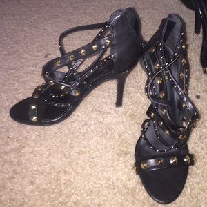 Black high heels