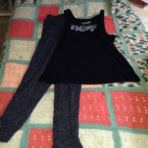 Neff tank top and grey pants