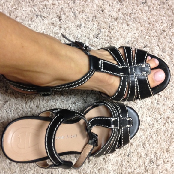 Cute black sandals