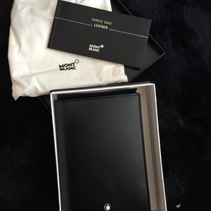 NWOT Mont Blanc Passport Holder