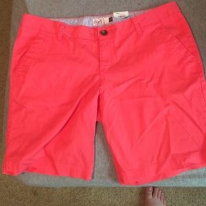 Neon Peach Shorts