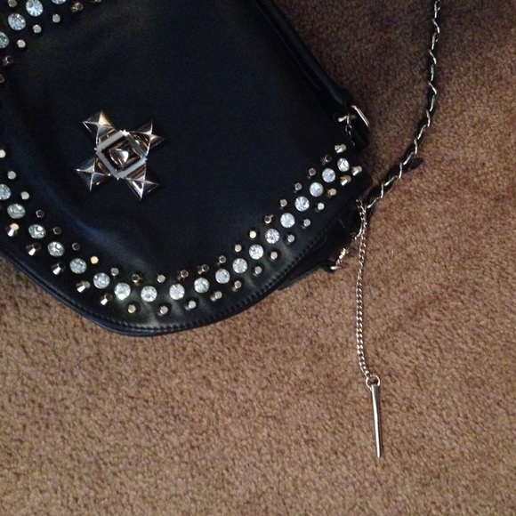 Black studded bag - Picture 2 of 3