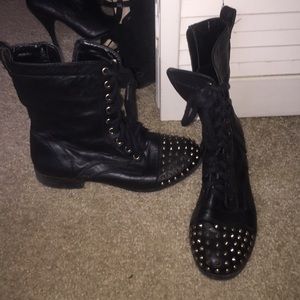 Black Combat Boots