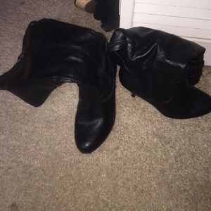 Black High Heel Boots