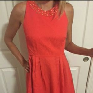 Coral dress
