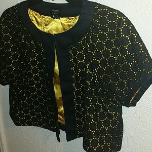 LIKE NEW Nicole by Nicole Miller shrug Blazer